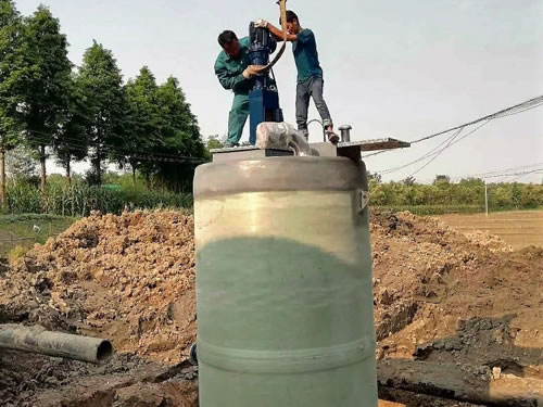 污水提升泵站吊装